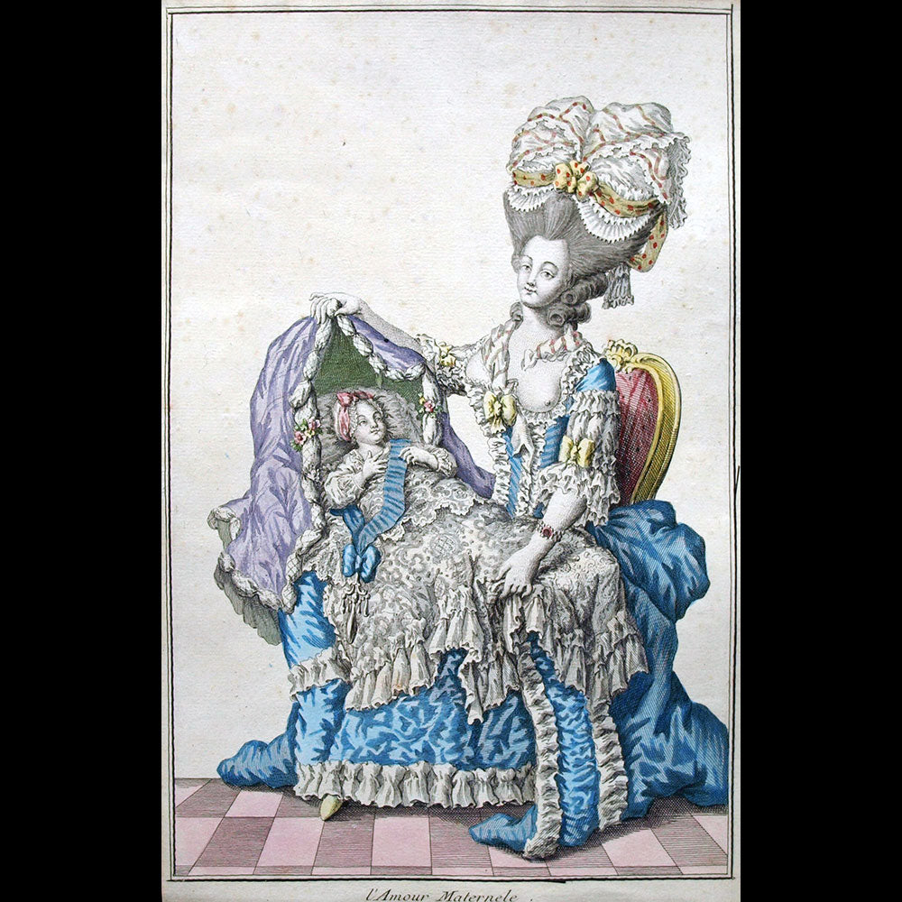 Mondhare - Collection de la Parure des Dames - L'Amour Maternele (circa 1782)