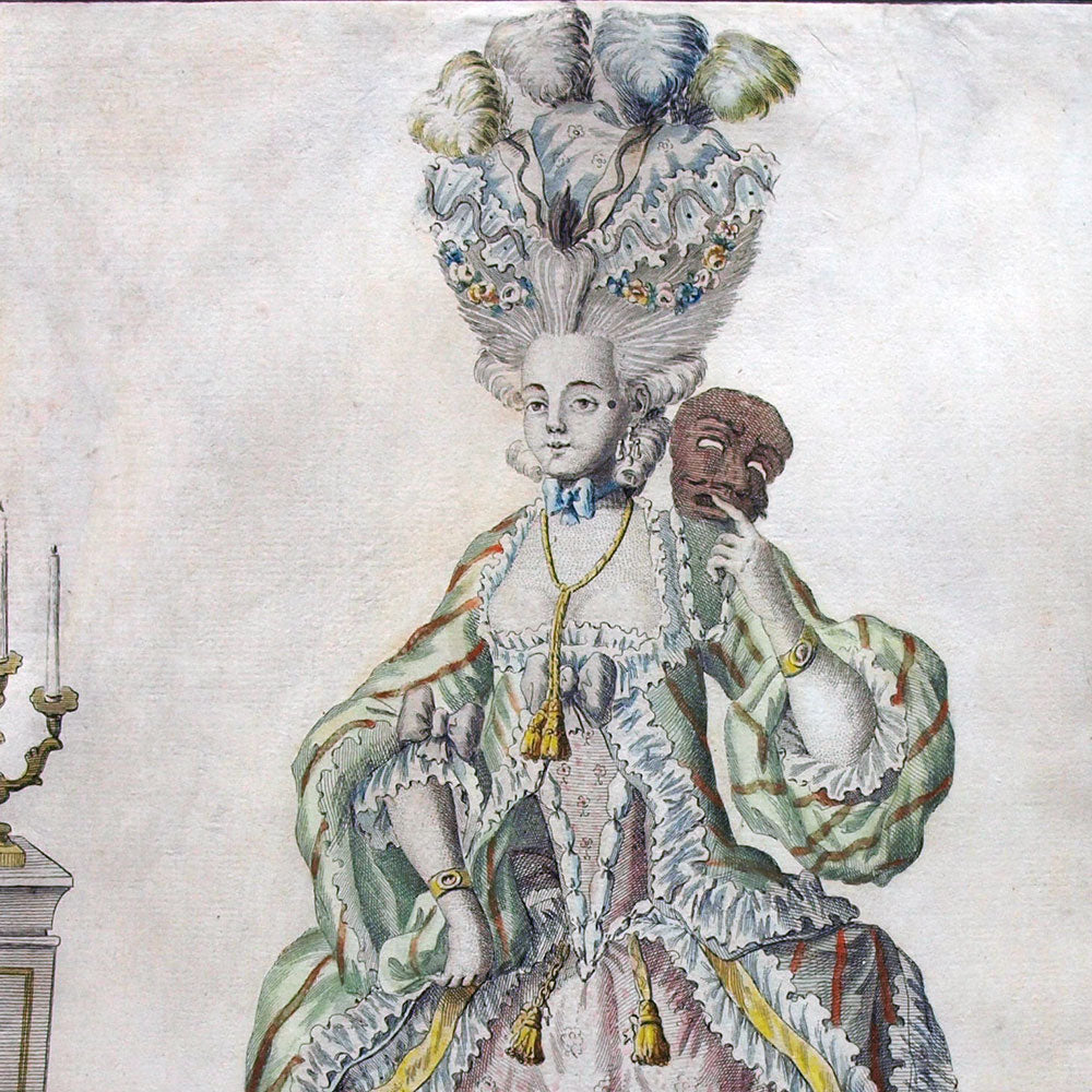 Mondhare - Collection de la Parure des Dames - La Toilette pour le Bal (circa 1782)