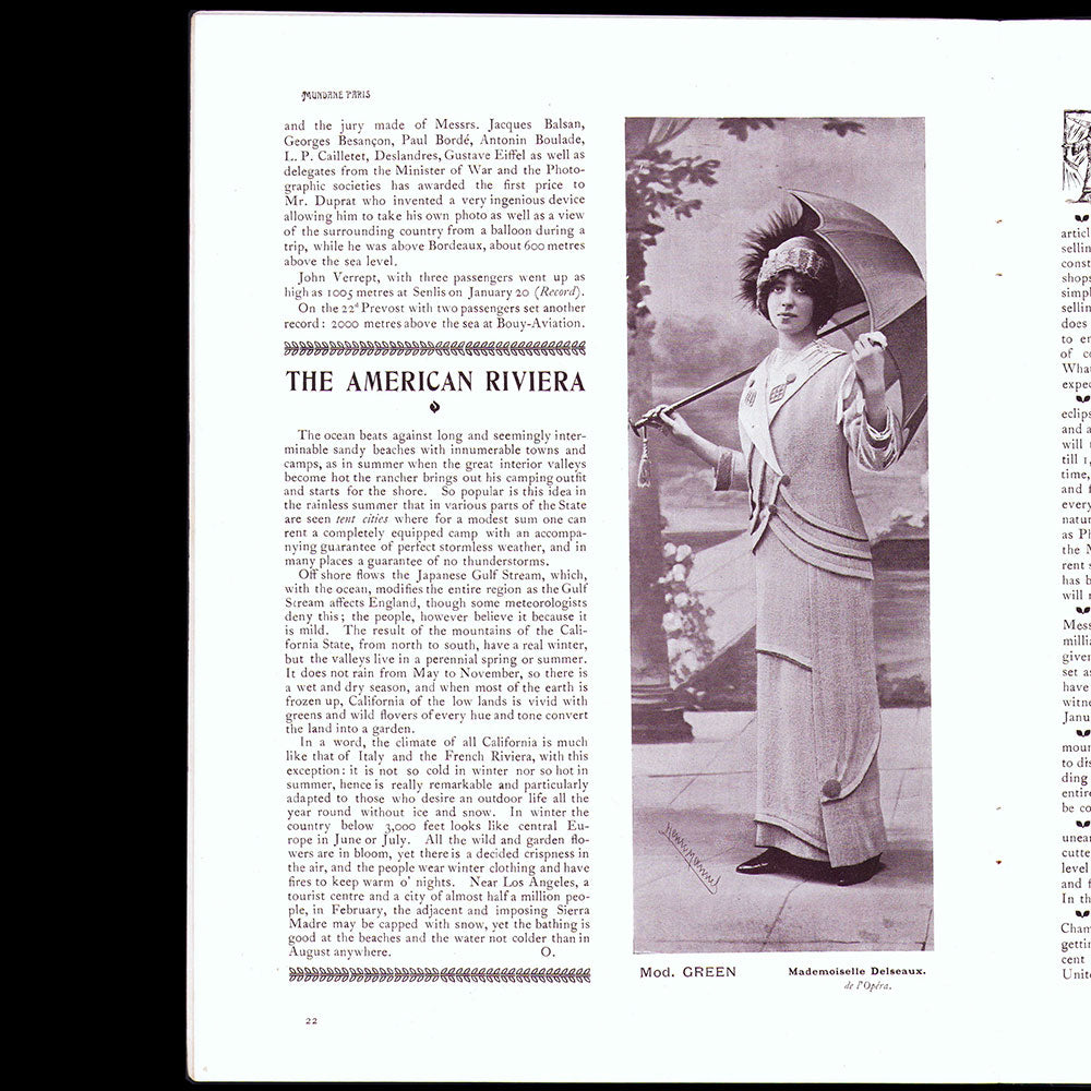 Mundane Paris, n°27 (février 1912)