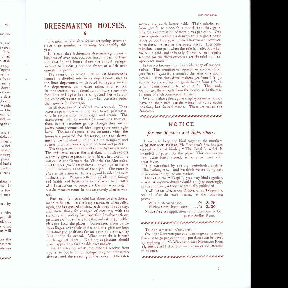 Mundane Paris, n°31 (juin 1912)