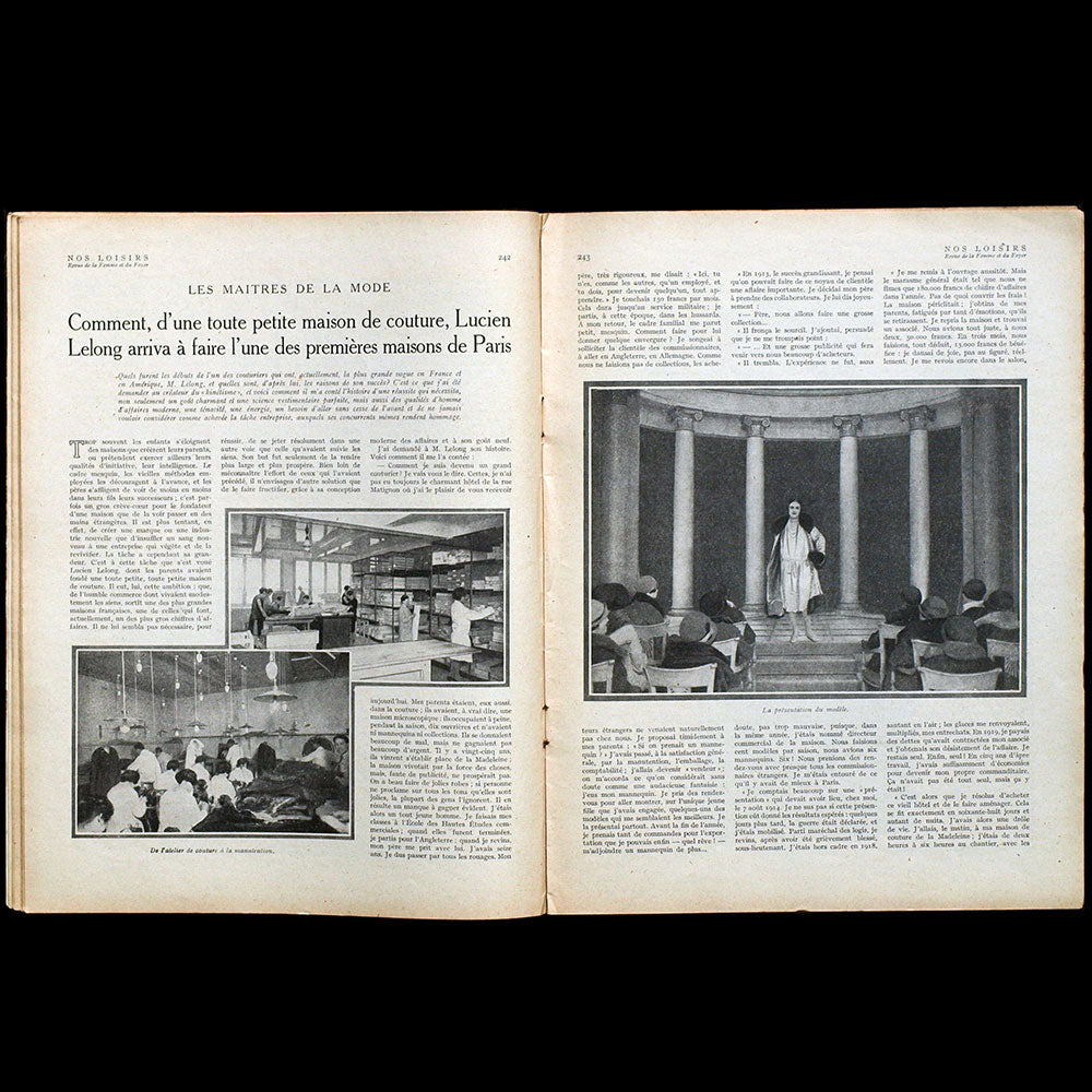 Nos Loisirs, n°86 (1er mai 1926), couverture de Paul Valentin