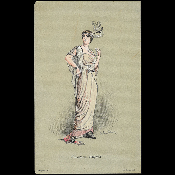Paquin - Robe par Jean Berne Bellecour (1913)