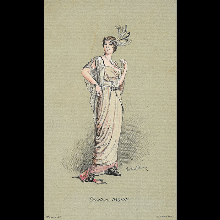 Paquin - Robe par Jean Berne Bellecour (1913)