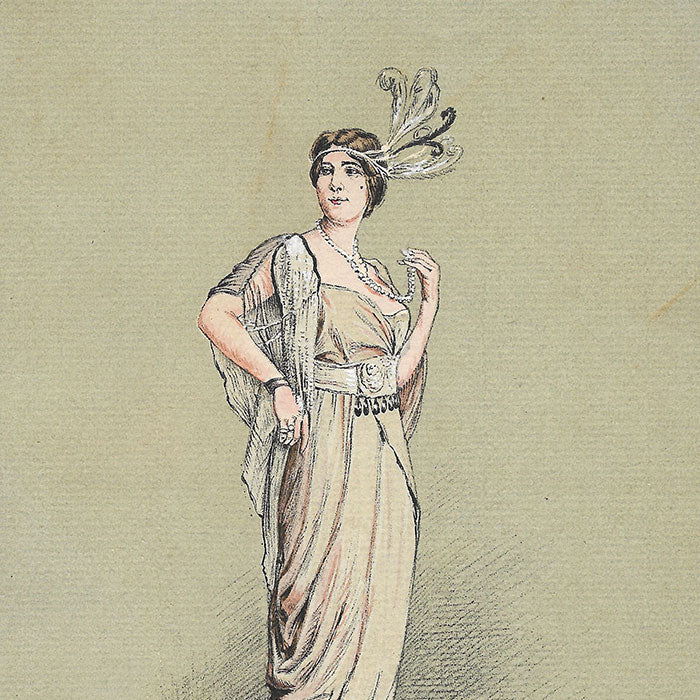 Paquin - Robe par Jean Berne Bellecour (1913)