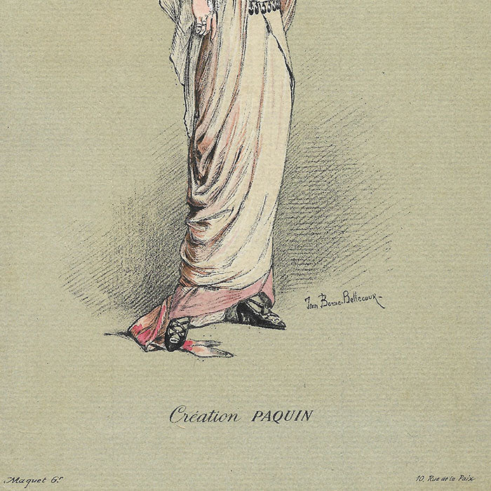 Paquin - Robe par Jean Berne Bellecour (1913)