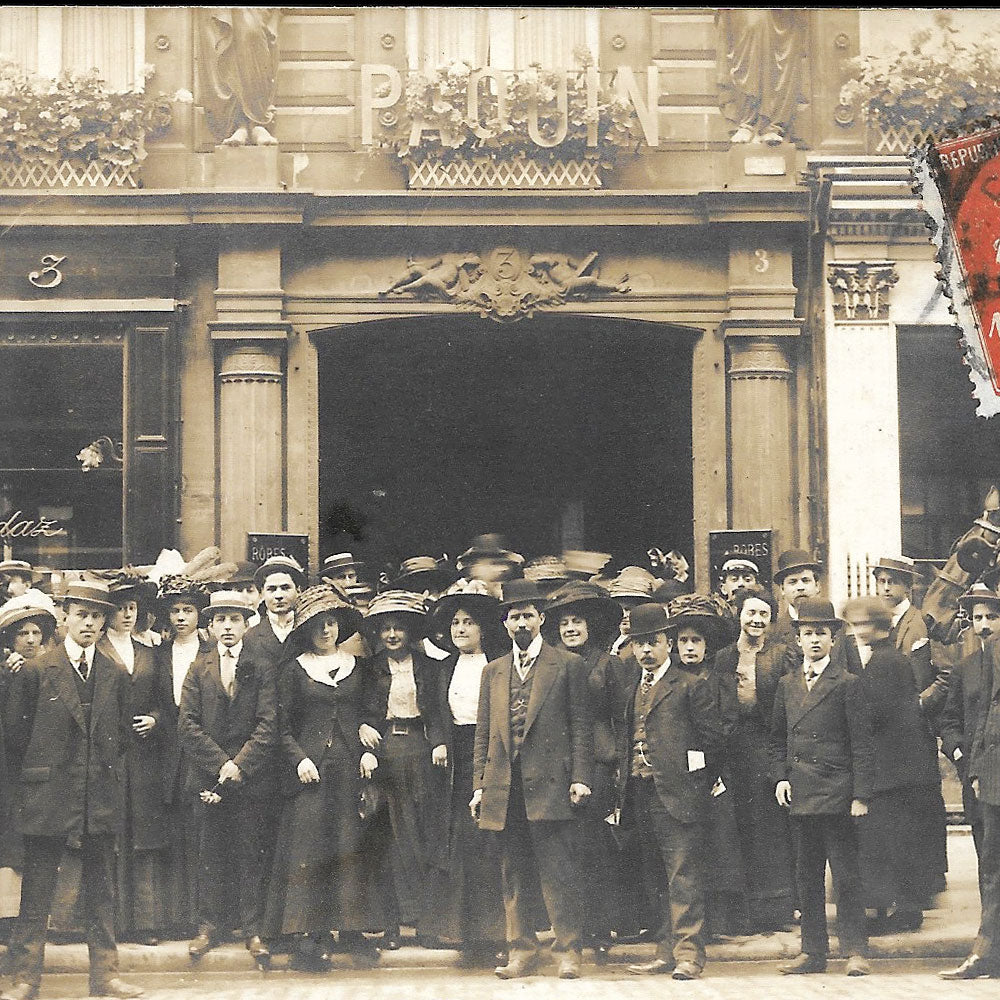 Les maisons Paquin et Marindaz, 3 rue de la Paix à Paris (1910)