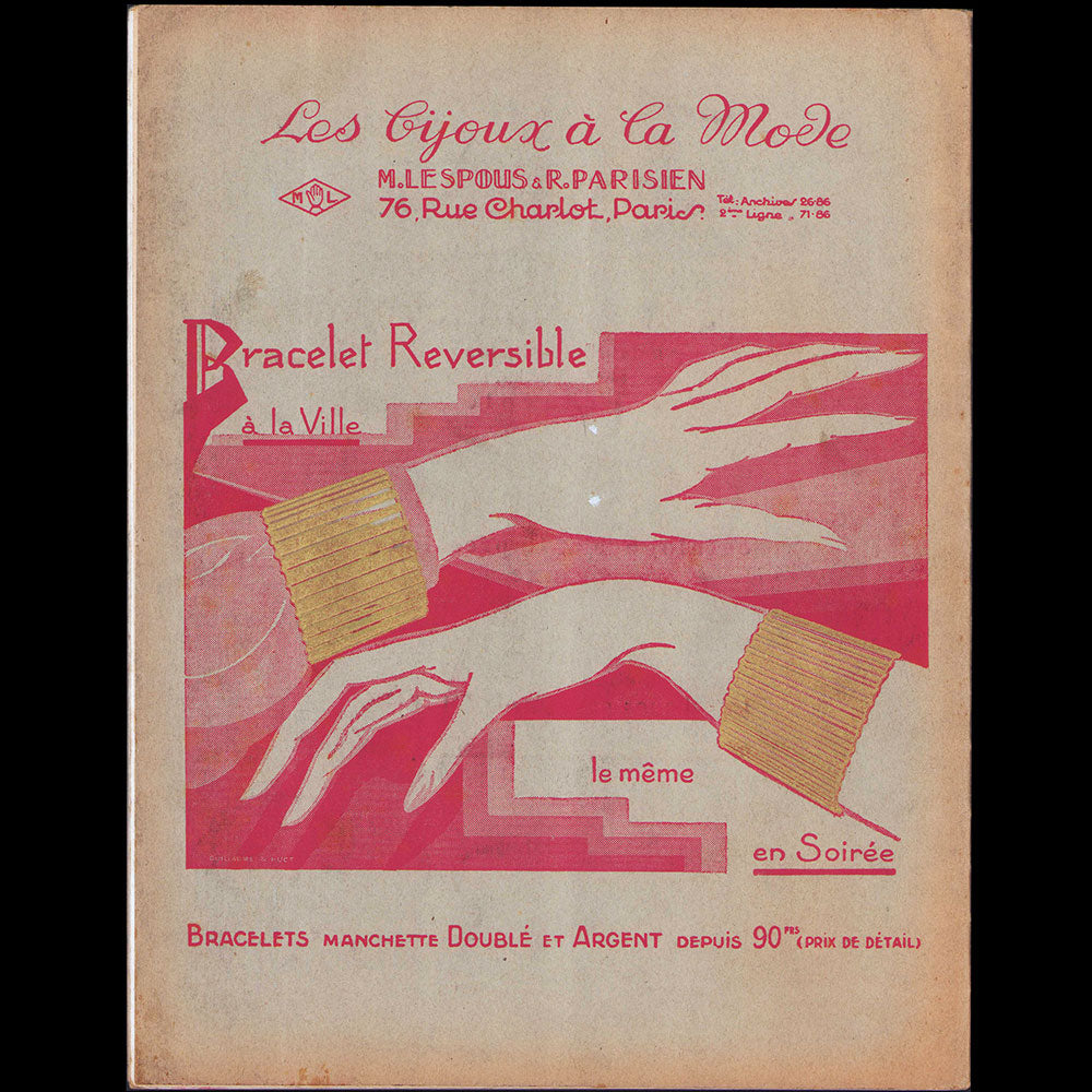 Parures, revues des Industries de la Mode, n°13, juillet 1927