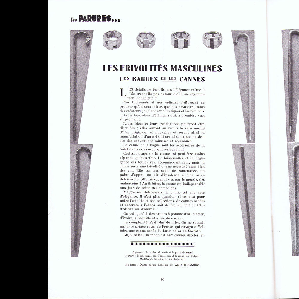 Parures, revues des Industries de la Mode, n°24, 15 juin 1928