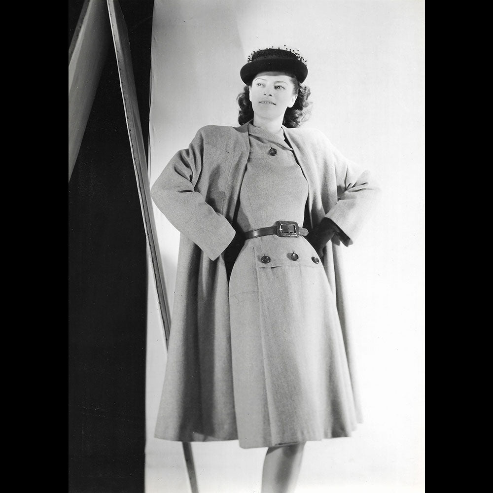 Robert Piguet - Robe, photographie de Luigi Diaz (1940s)