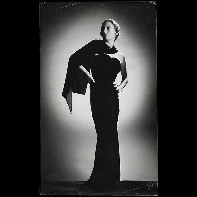 Robert Piguet - Robe du soir, tirage de Joffé (circa 1936)