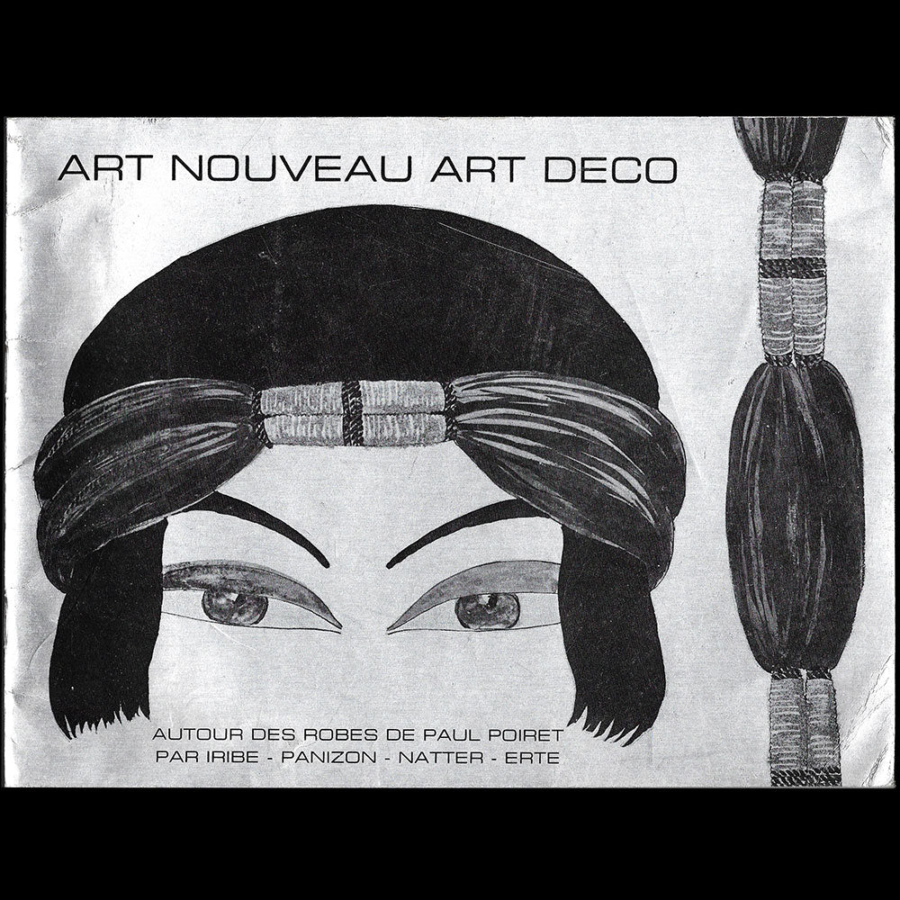 Autour des robes de Paul Poiret par Iribe - Panizon - Natter - Erte, vente art nouveau art déco (1977)