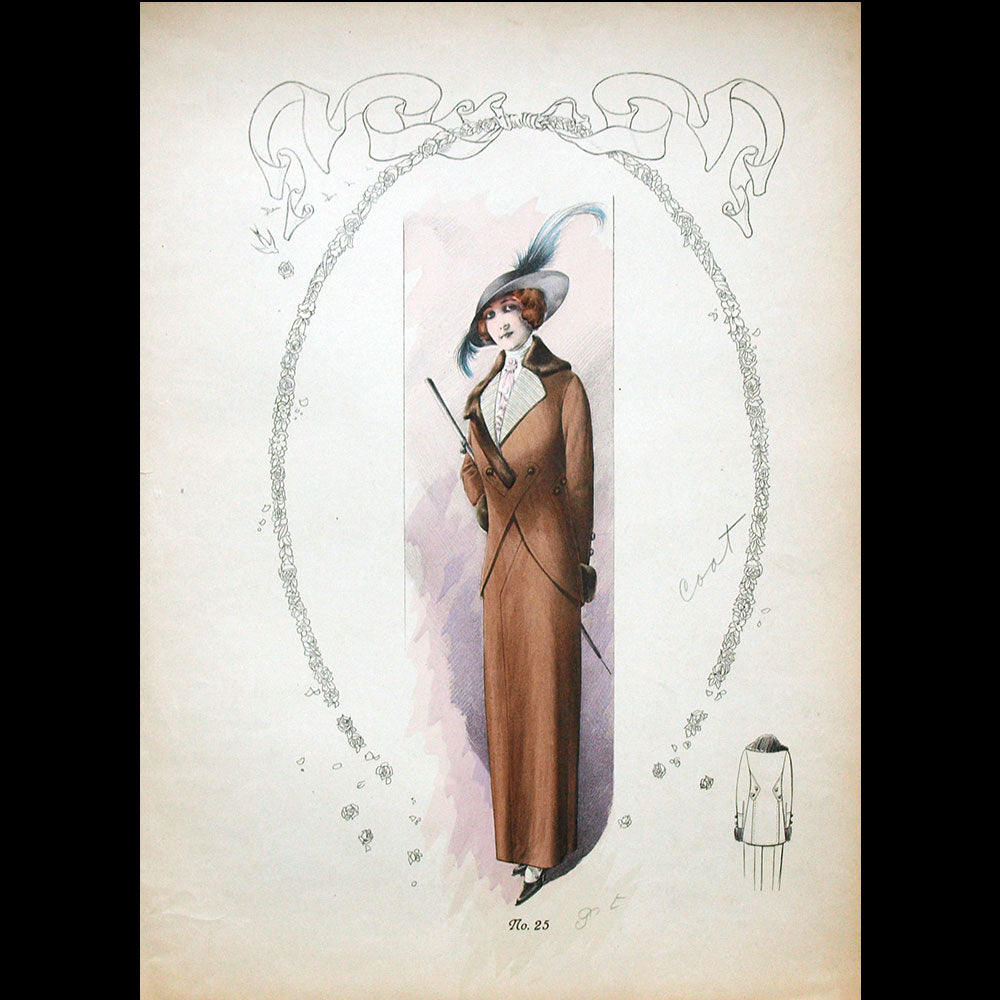 Poiret - Ensemble de 7 gravures (circa 1910)