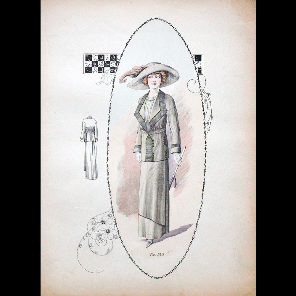 Poiret - Ensemble de 7 gravures (circa 1910)