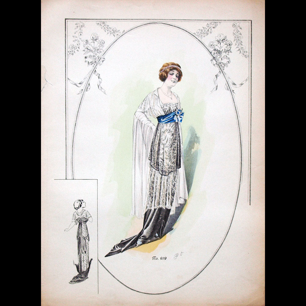 Poiret - Ensemble de 7 gravures (circa 1910)