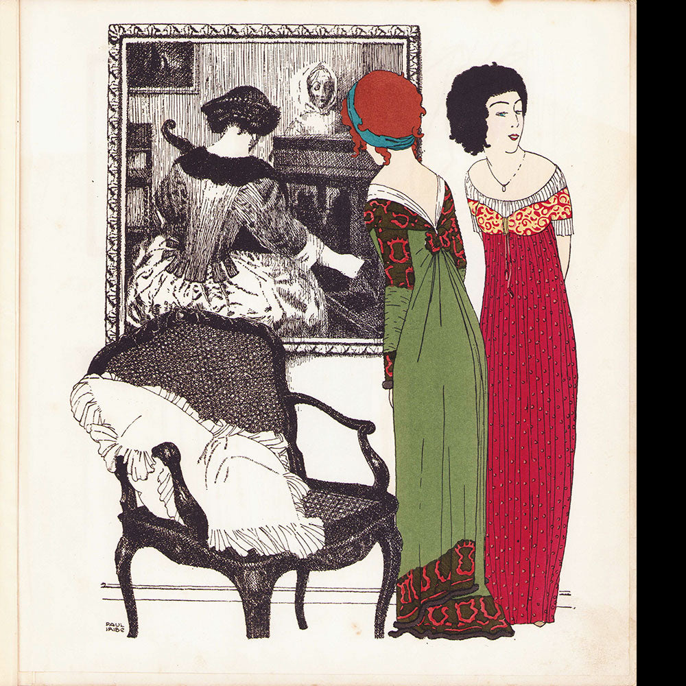 Poiret - Les Robes de Paul Poiret racontées par Paul Iribe, avec envoi autographe signé de Paul Poiret (1908)