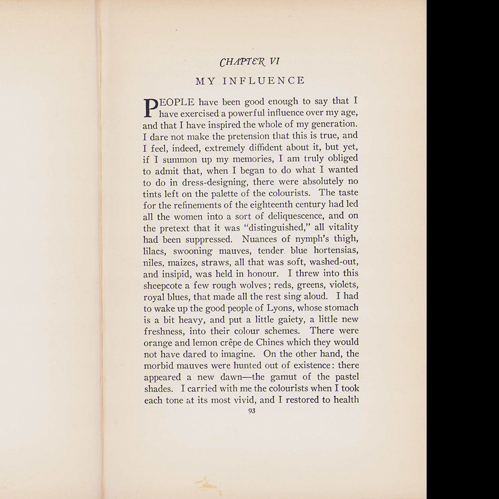 Paul Poiret - King of Fashion, édition américiane de En Habillant l'Epoque (1931)