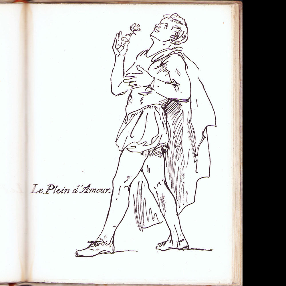 Poiret - Ballet italien de Gastoldi, exemplaire exceptionnel de Sarah Rafale, dédicacé par Paul Poiret (circa 1912)