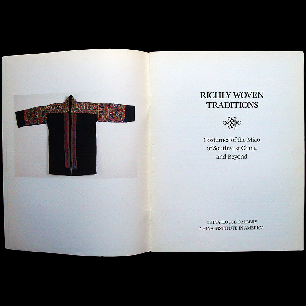 Richly Woven Tradition, exemplaire avec envoi à Richard Martin (1987)