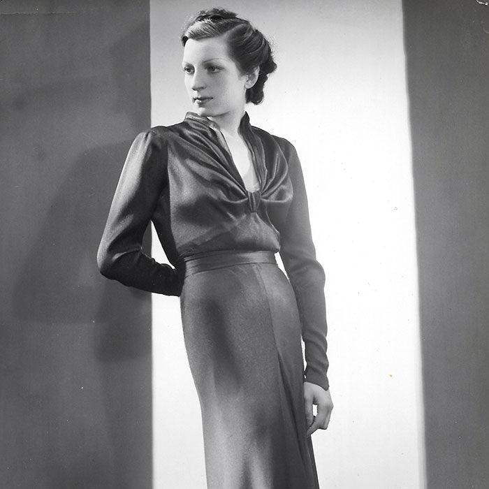 Robert Piguet - Robe de dîner, tirage de Luigi Diaz (circa 1937)