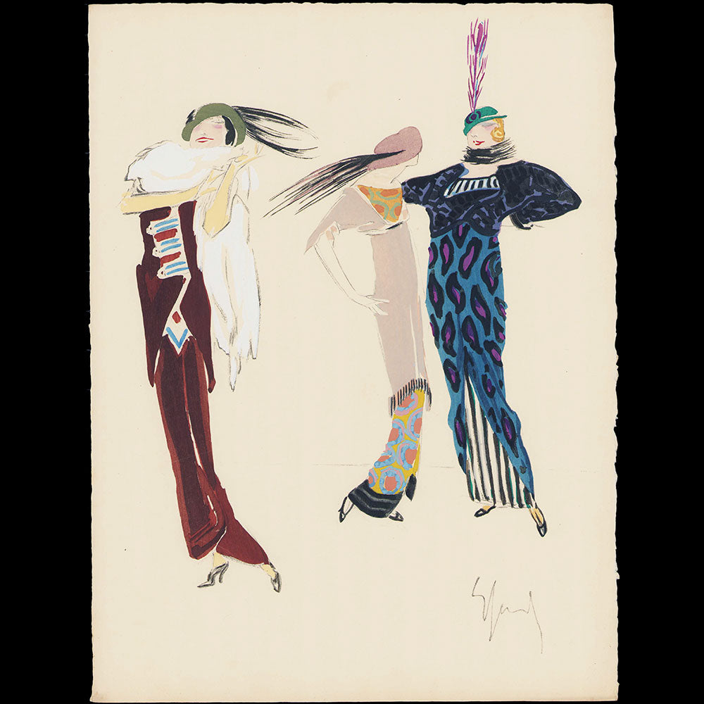 Enrico Sacchetti - Robes et Femmes (1913)