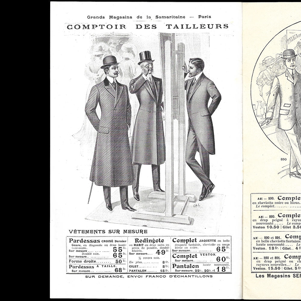 La Samaritaine - Vêtement pour Hommes, Jeunes Gens et Garçonnets, Hiver 1909