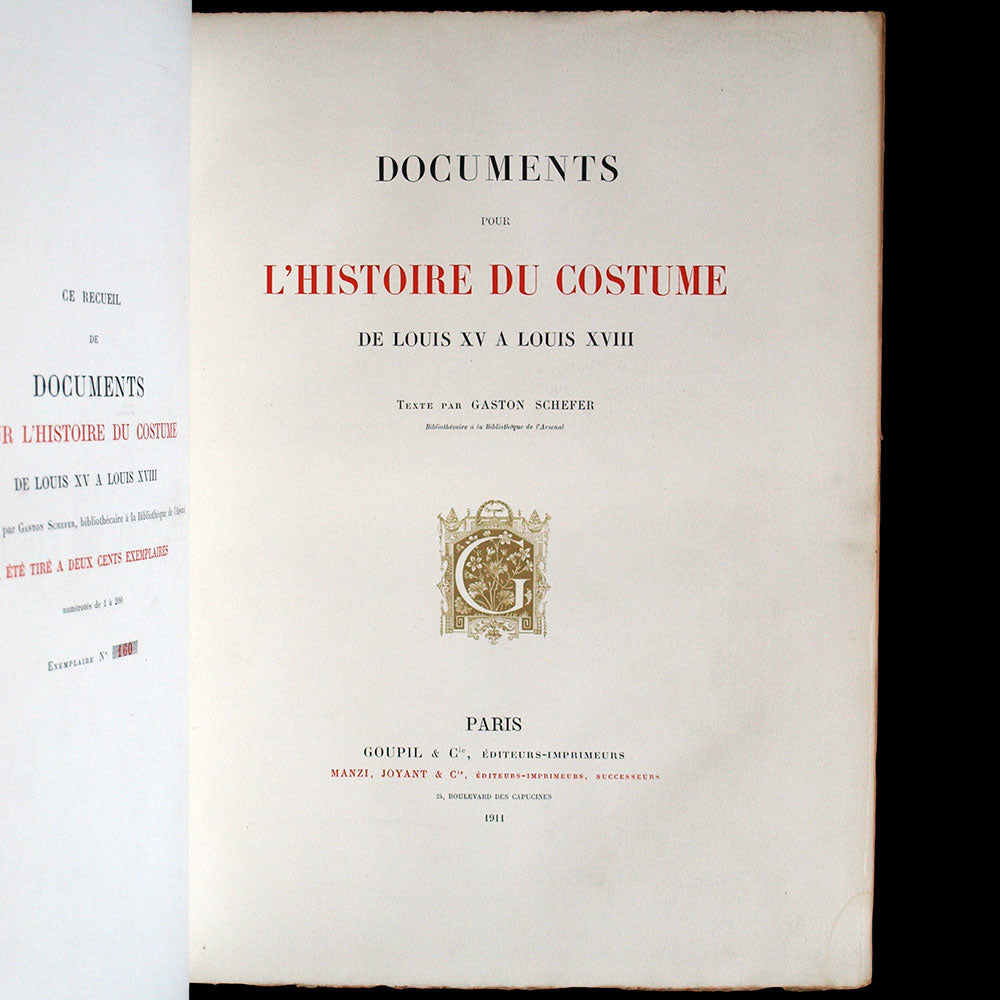 Documents pour l'Histoire du Costume de Louis XV à Louis XVIII (1911)