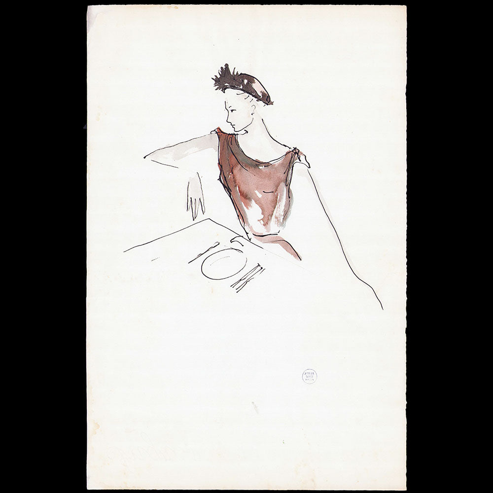 Serge Matta - Robe de dîner pour Schiaparelli (1950-1954)