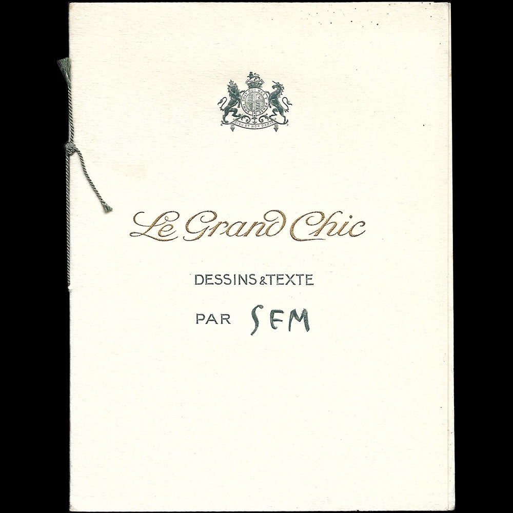 Barclay - Le Grand Chic, dessins et texte par Sem (1912)