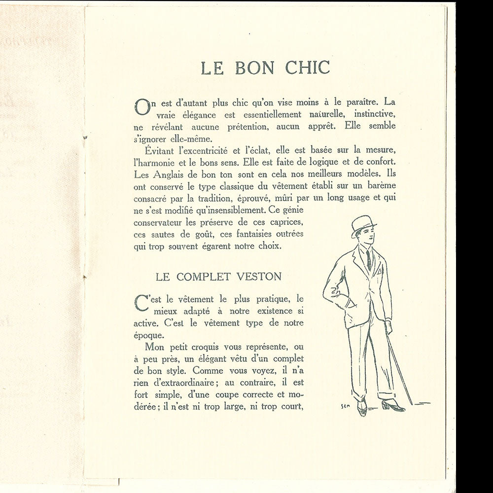 Barclay - Le Grand Chic, dessins et texte par Sem (1912)