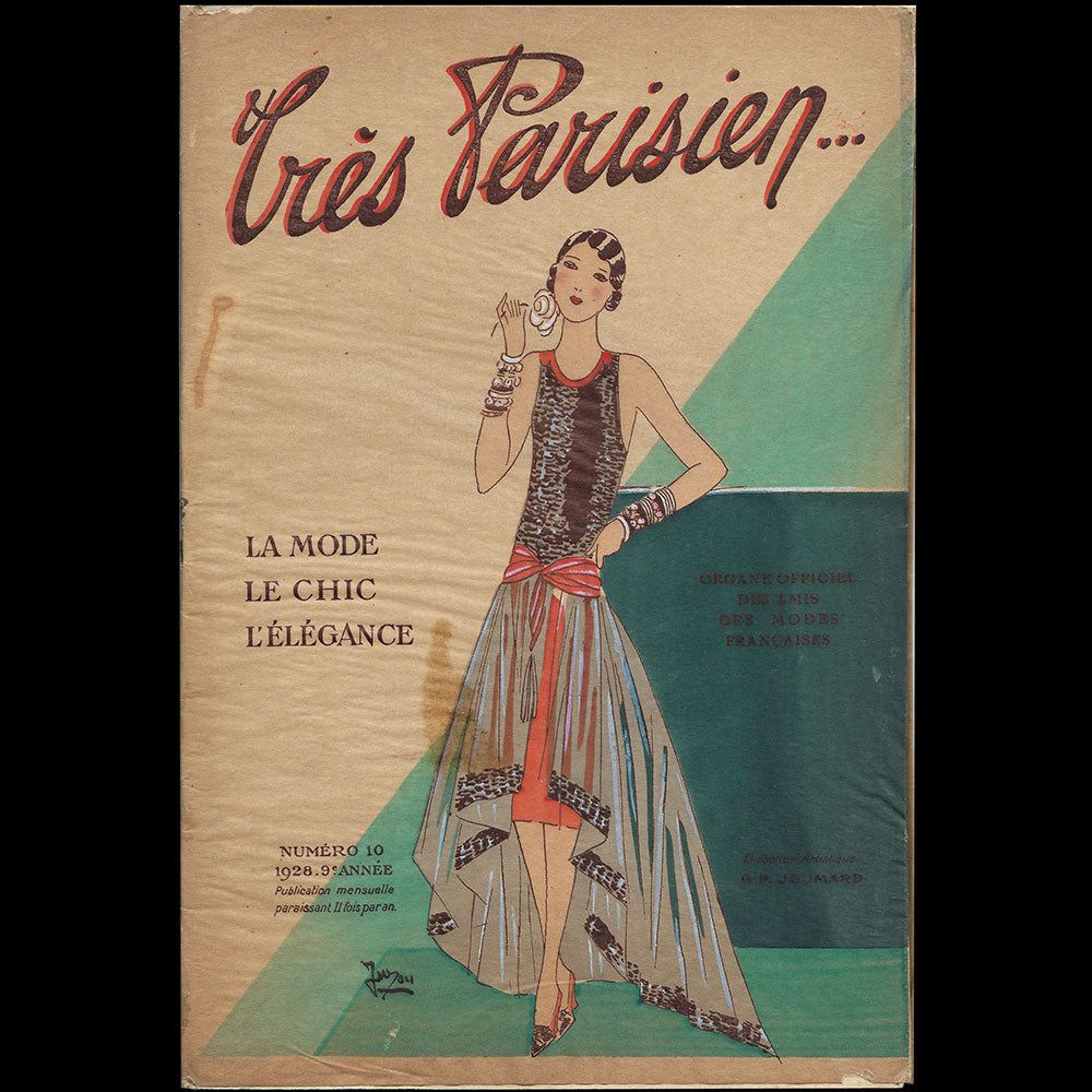 Très Parisien, Réunion de 10 planches du n°9, 1928