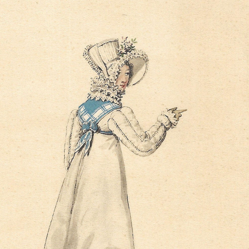 Horace Vernet - Dessin pour le Journal des Dames et des Modes (1817)