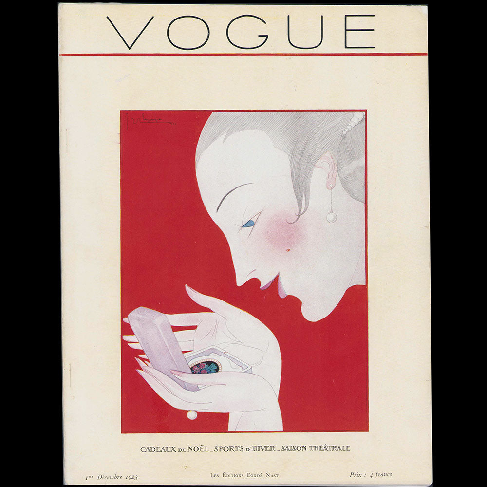 Vogue France (1er décembre 1923), couverture de Georges Lepape