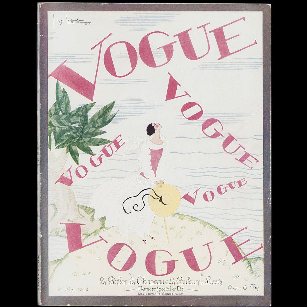 Vogue France (1er mai 1924), couverture de Georges Lepape