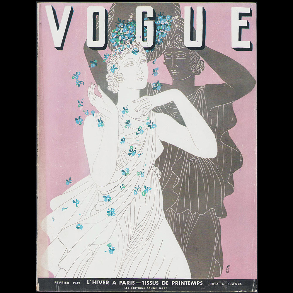 Vogue France (1er février 1932), couverture de Benito