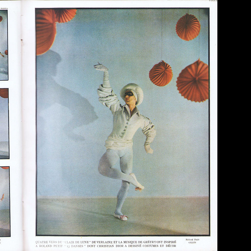 Vogue France - Réunion d'articles de numéros des années 1947, 1948, 1949 et 1950