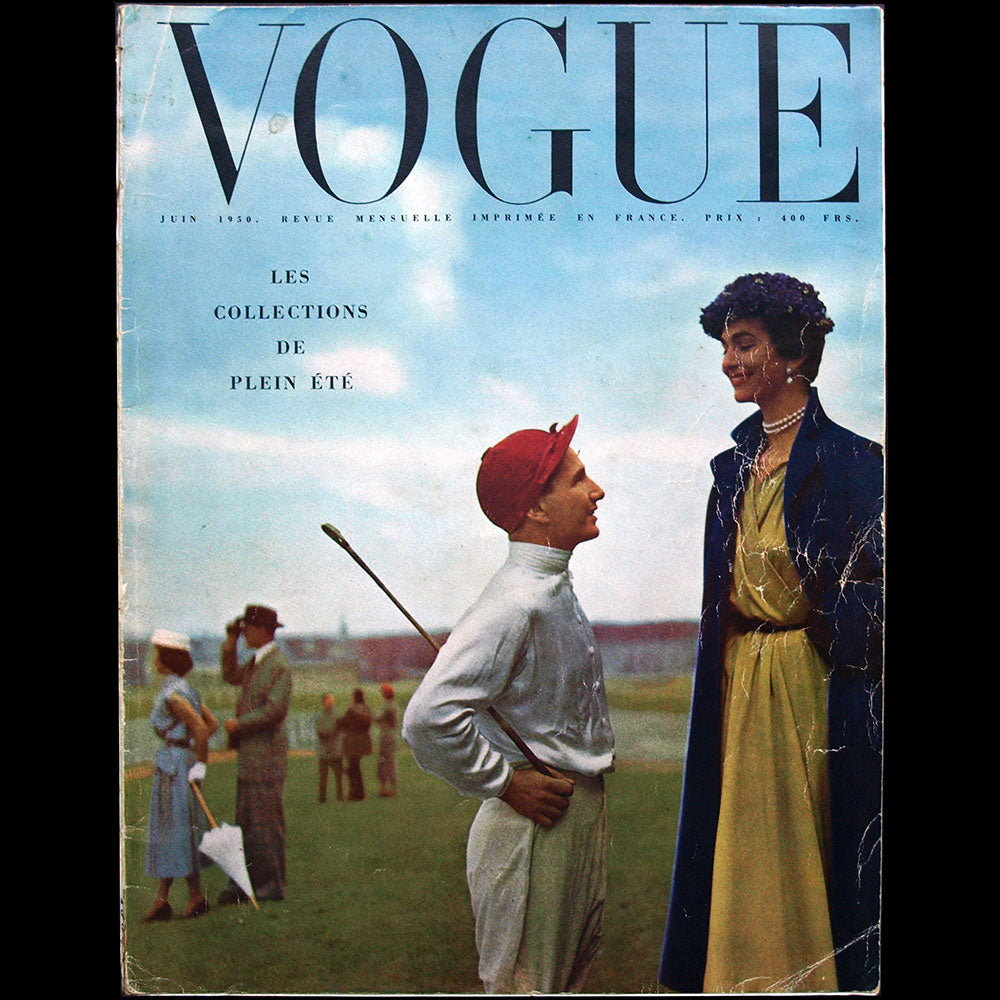 Vogue France (juin 1950), couverture de Robert Randall – diktats