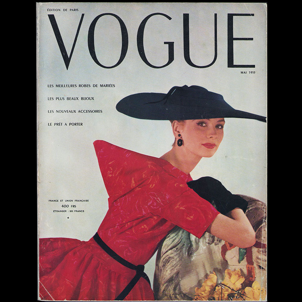 Vogue France (1er mai 1953), couverture d'Henry Clarke