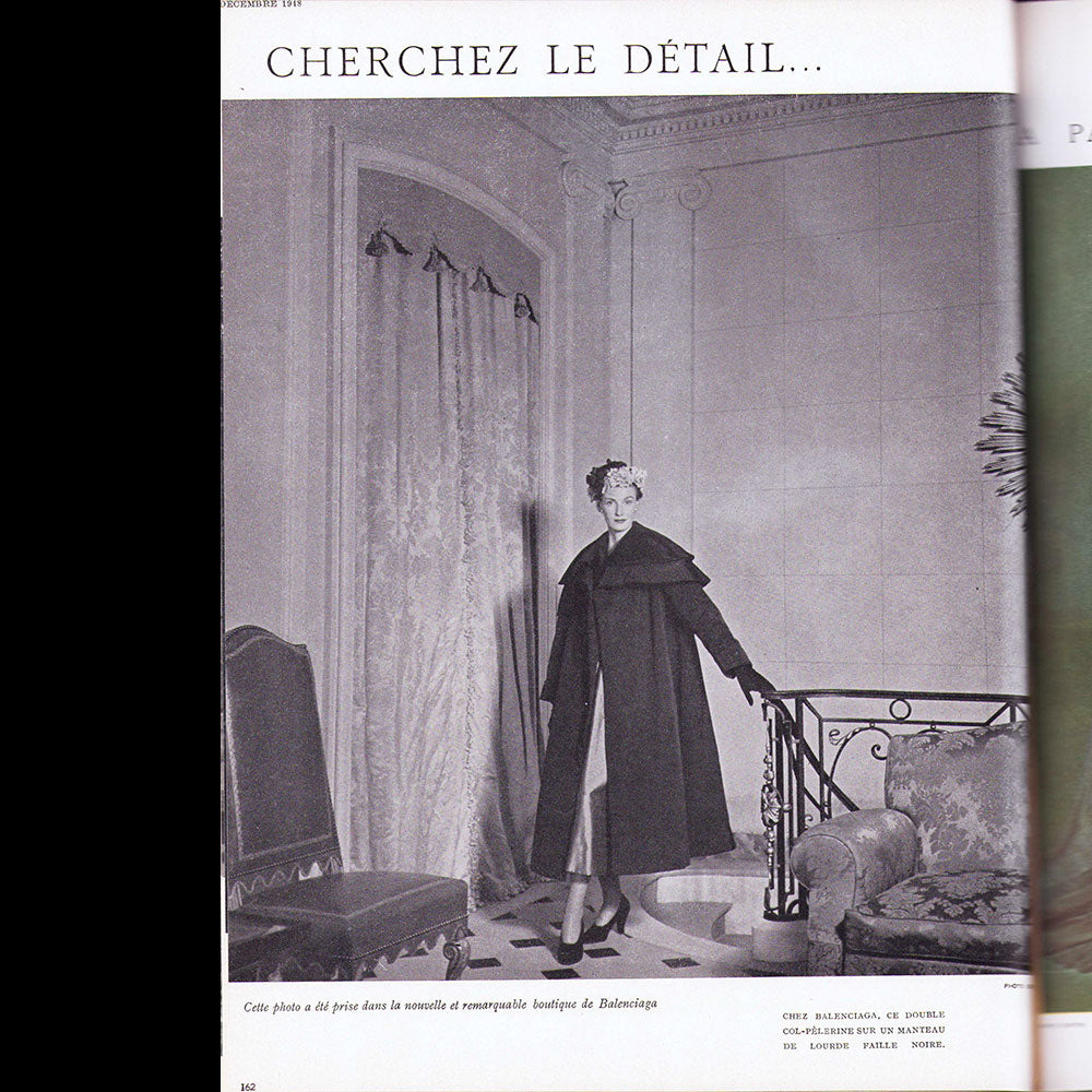 Vogue France - Réunion d'articles de numéros des années 1947, 1948, 1949 et 1950