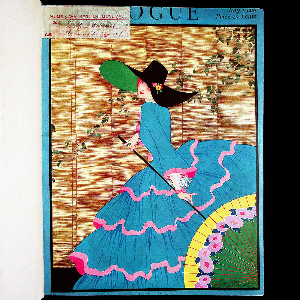 Vogue US, 2ème semestre 1916 (juillet-décembre 1916), exemplaire de la bibliothèque Boutet de Monvel