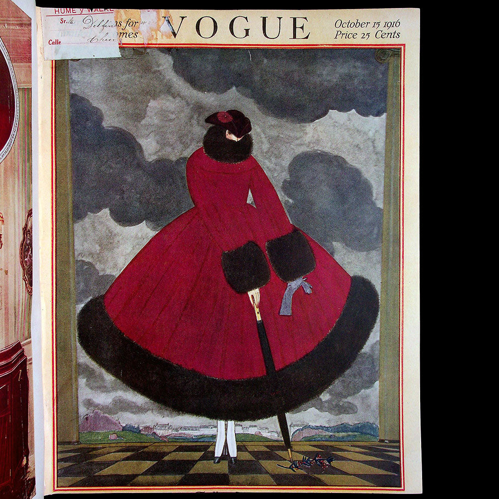 Vogue US, 2ème semestre 1916 (juillet-décembre 1916), exemplaire de la bibliothèque Boutet de Monvel