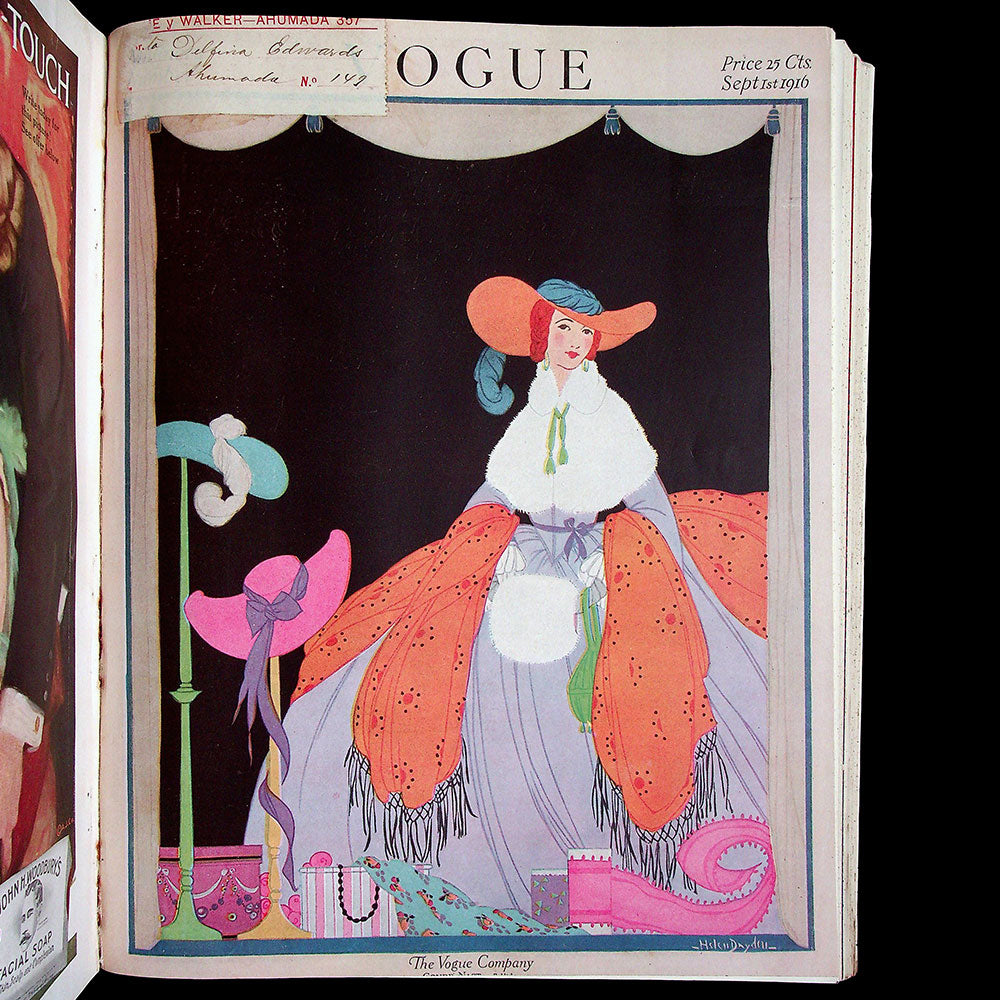 Vogue US, 2ème semestre 1916 (juillet-décembre 1916), exemplaire de la bibliothèque Boutet de Monvel