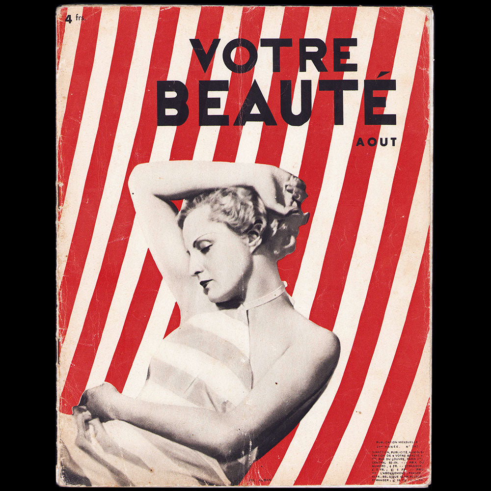 Votre Beauté, août 1933, couverture d'Alban