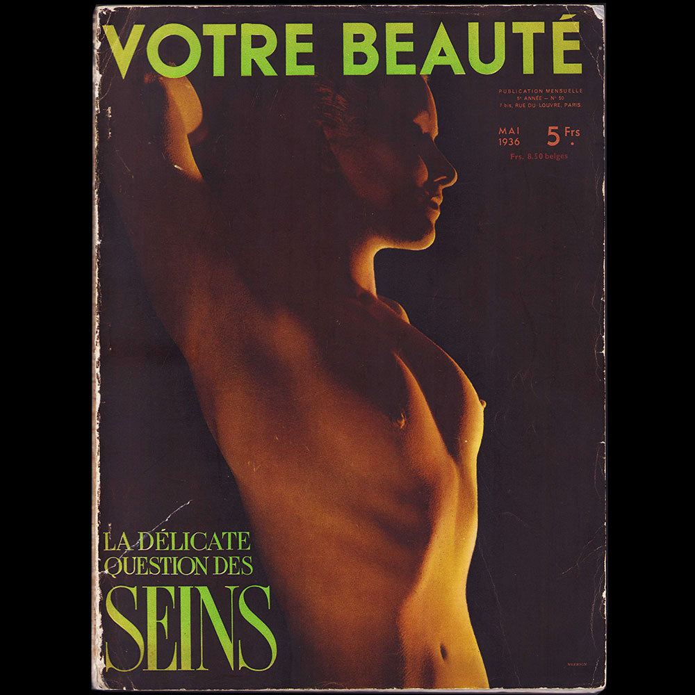 Votre Beauté, mai 1936, couverture de Meerson