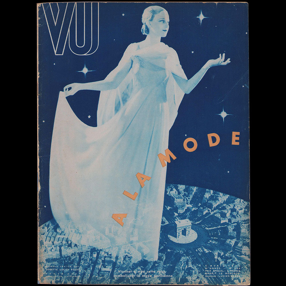 Vu, A la Mode (5 avril 1933), couverture de Georges Saad