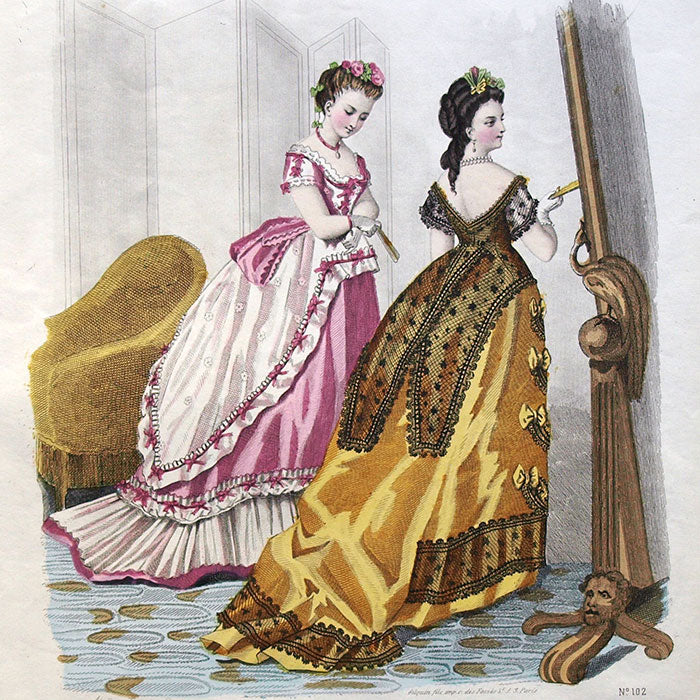 Worth & Bobergh - Le Journal Le Printemps, gravure 102 (circa 1867-1870)