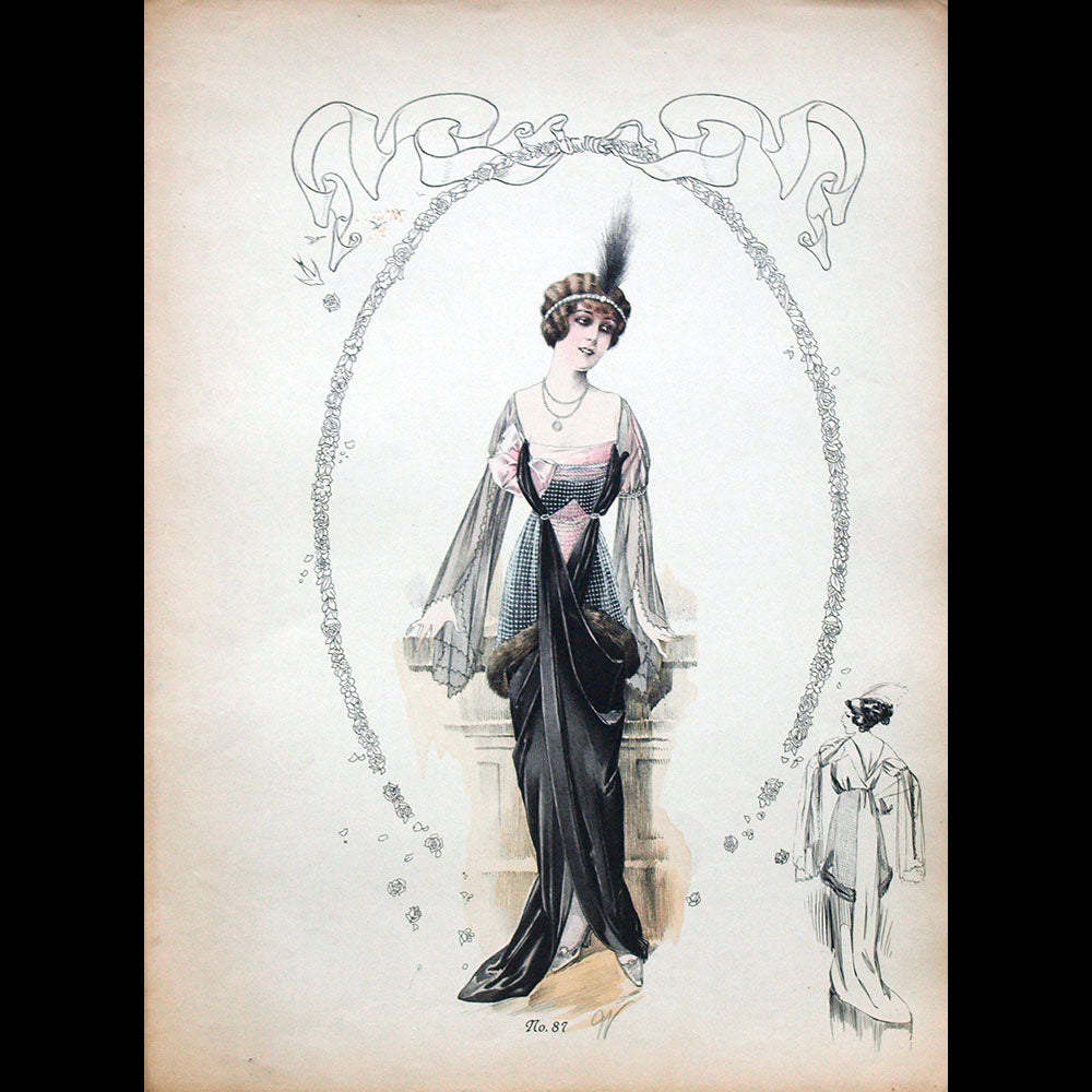 Worth - Ensemble de 7 gravures (circa 1910)