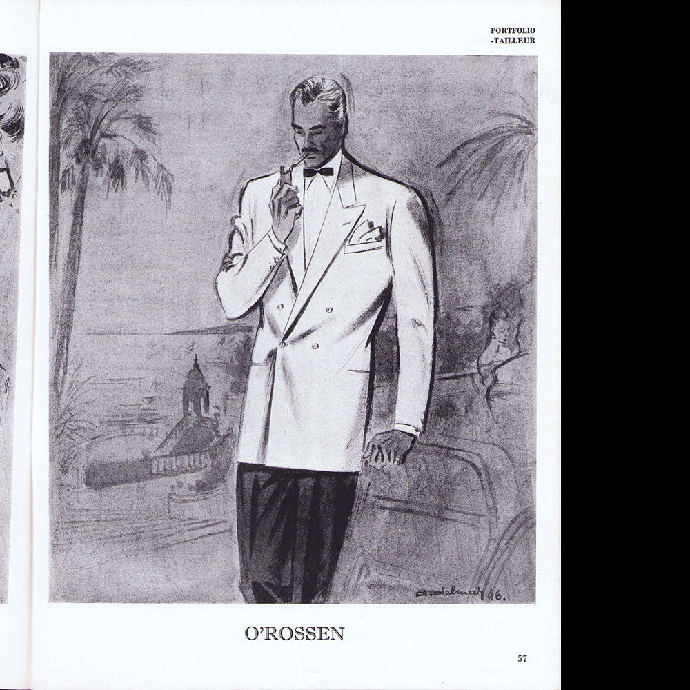 Adam, la revue de l'homme (juin-juillet-août 1946), couverture de Pierre Mourgue