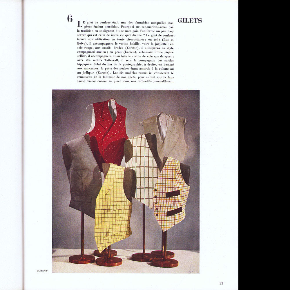 Adam, la revue de l'homme (avril-mai 1946), couverture de René Gruau