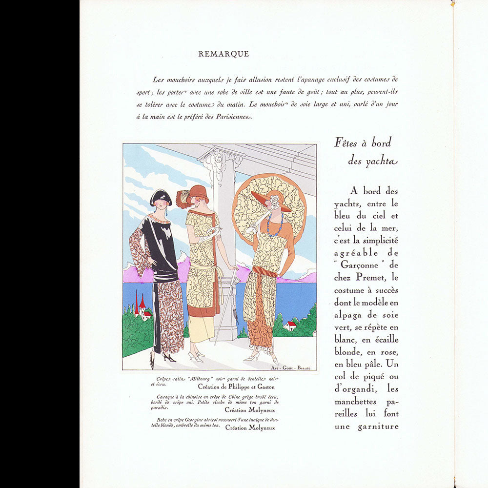 Art, Goût, Beauté (1923, août)