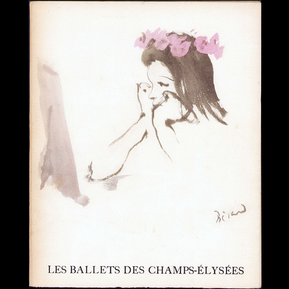 Ballets des Champs-Elysées - Programme n°2 de mars 1946, couverture de Bérard